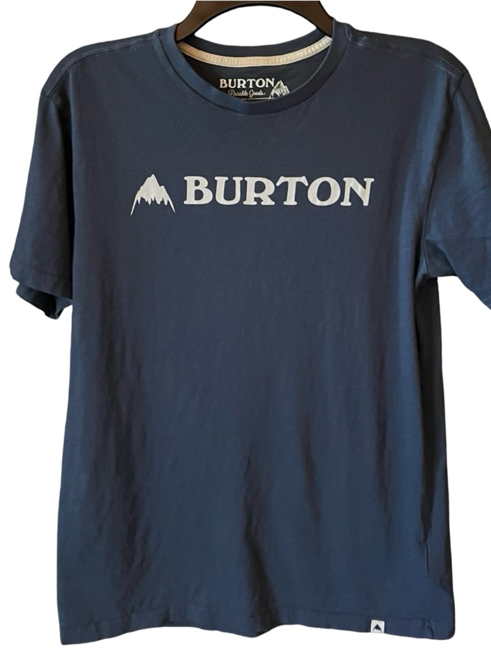 Burton Navy Blue Logo Short-Sleeve Tee